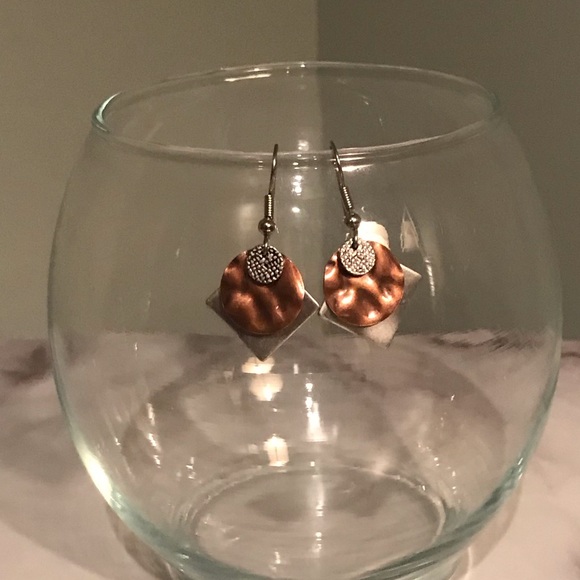 Handmade Earrings- sun metal - Picture 4 of 7